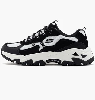 Кроссовки женские Skechers DLites Hiker White/Black 180128-BKW