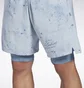 Шорты мужские Reebok Lm Strength 2In1 Shorts Light Blue HD4162