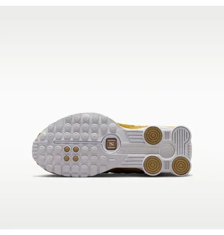 Кросівки дитячі Nike Shox R4 Big Kids Shoes Gold/White CW2626-700