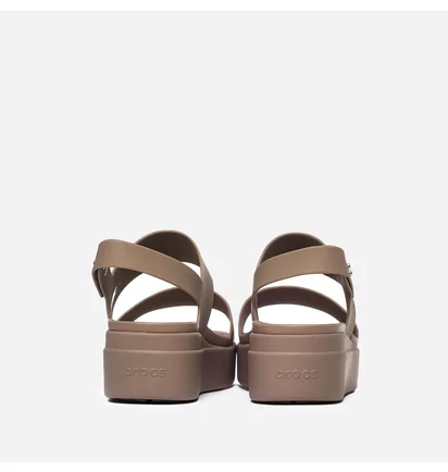 Сандалі жіночі CROCS Brooklyn Low Wedge Womens Beige 206453-2EL