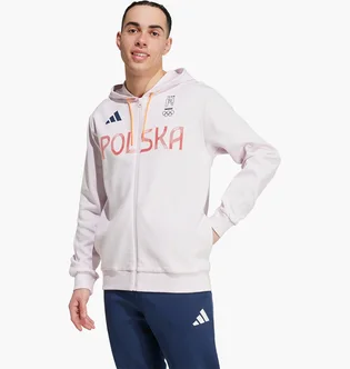 Толстовка чоловіча Adidas Poland Full-Zip Beige JF6684