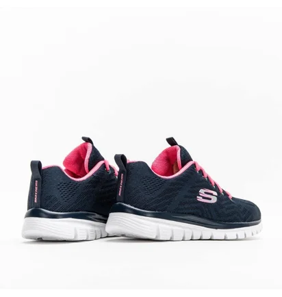 Кроссовки женские Skechers Get Connected Blue 12615-NVHP