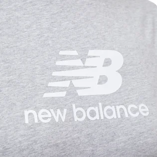 Футболка детская New Balance Essentials Stacked Logo Jersey Grey YT31541AG