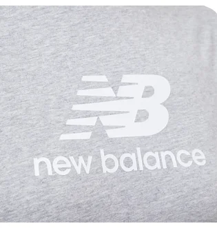 Футболка детская New Balance Essentials Stacked Logo Jersey Grey YT31541AG