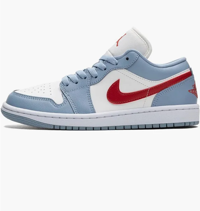 ᐉ Кросівки жіночі Air Jordan 1 Low Light Blue/White DC0774-164