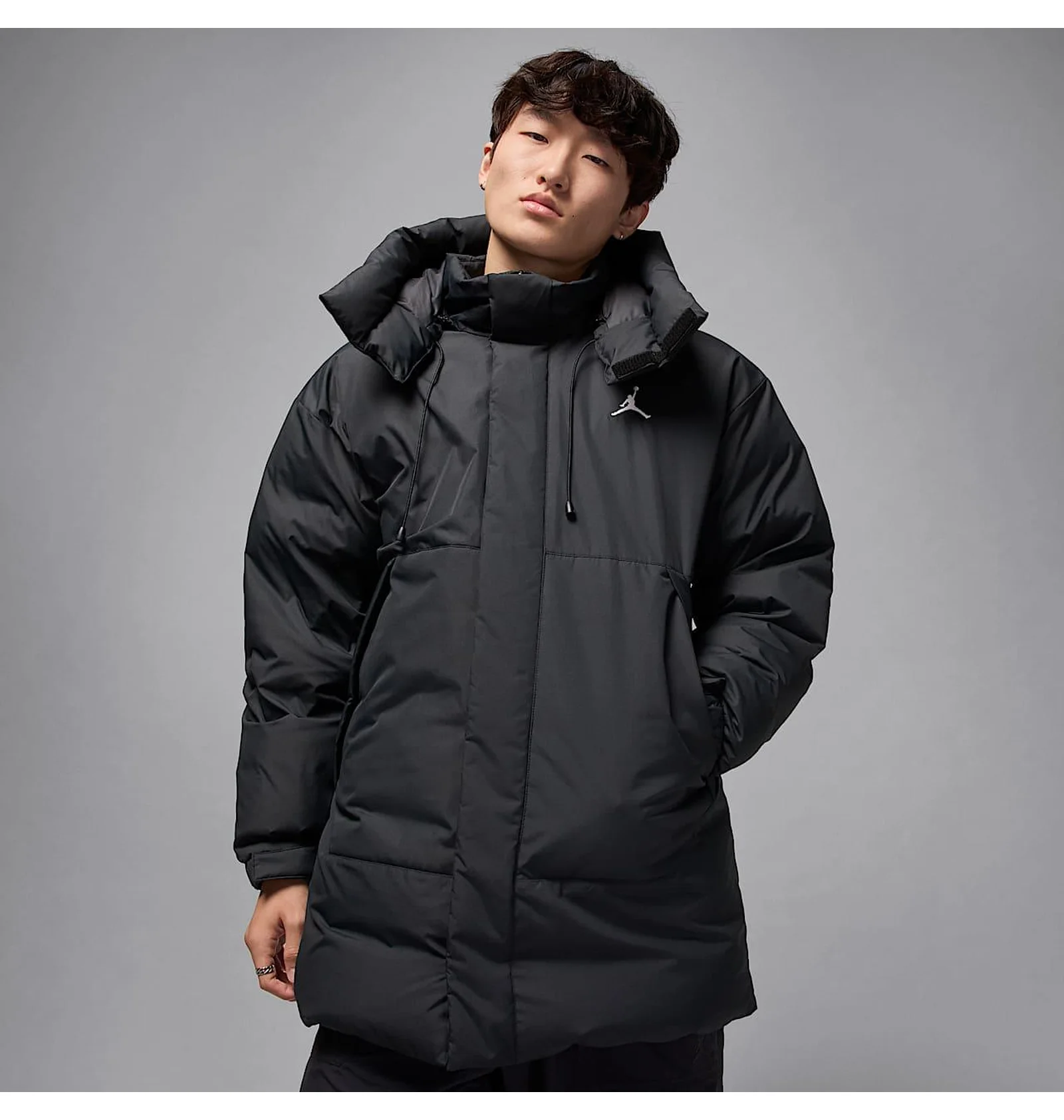 ᐉ Пуховик мужской Air Jordan Flt Black HV0538-010 - купить в