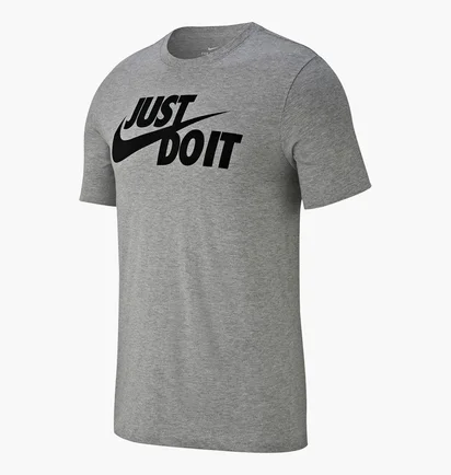 Футболка чоловіча Nike M Nsw Tee Just Do It Swoosh Grey AR5006-063