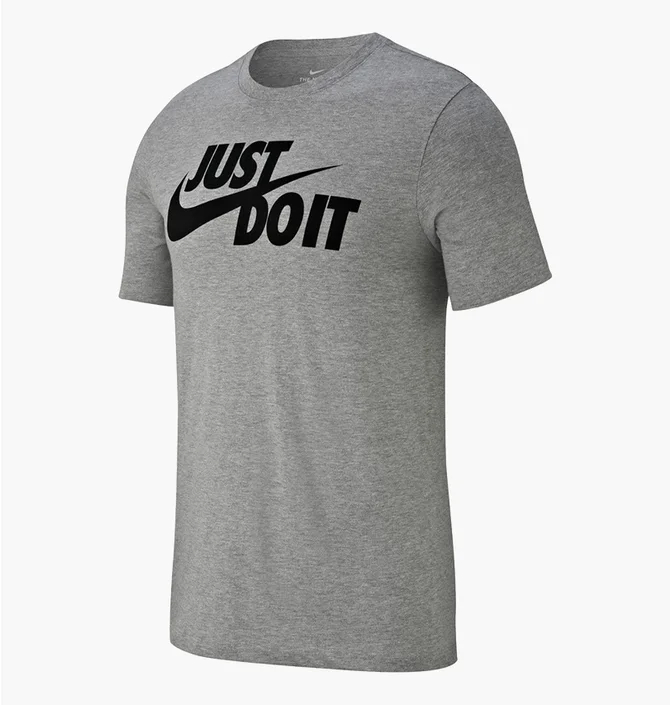 Футболка чоловіча Nike M Nsw Tee Just Do It Swoosh Grey AR5006-063