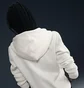 Толстовка женская Nike Nsw Phnx Flc Std Fz Hdy White HJ0995-133