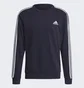 Свитшот мужской Adidas Essentials French Terry 3-Stripes Sweatshirt Blue GK9079