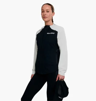 Вітровка жіноча Saucony Hurricane Black/White SAW800456-WHBK