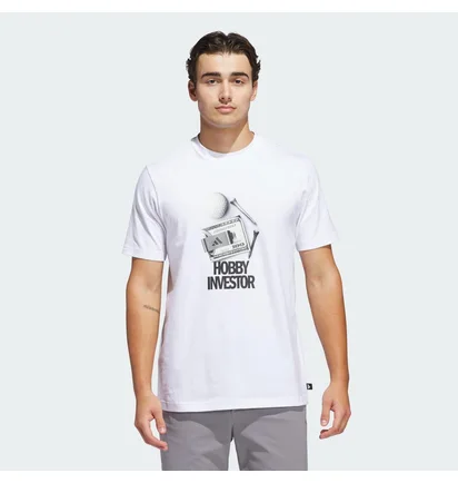 Футболка чоловіча Adidas Golf Culture Graphic White JJ4197
