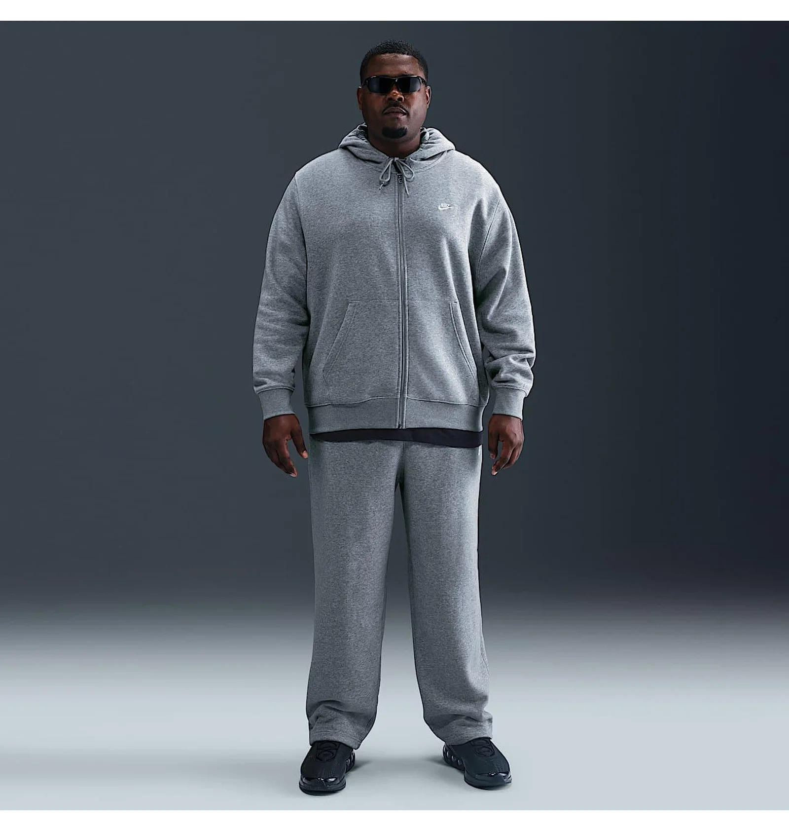 ᐉ Толстовка мужская Nike Club Fleece Grey FN3861-063 - купить в