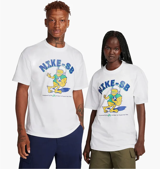 Футболка унісекс Nike T-Shirt Sb White FJ1165-100