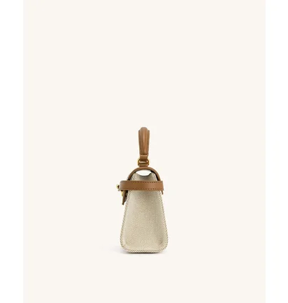 Сумка жіноча JW PEI Elise Top Handle Bag Brown/Beige BB2024BG86084JWP