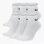 Шкарпетки унісекс Nike Everyday Cushioned Training Ankle Socks (6 пар) White SX7669-100