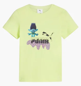 Футболка детская Puma X Trolls Tee Cool Green 627376-35