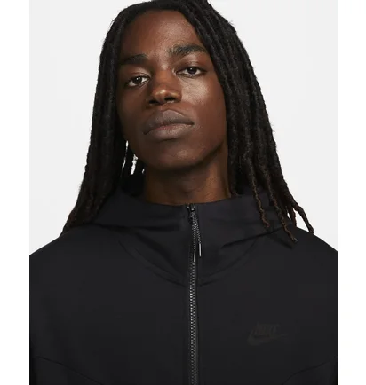 Толстовка чоловіча Nike Tech Fz Lghtwht Black DX0822-010