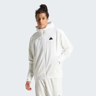 Олімпійка чоловіча Adidas Z.N.E. Woven Full-Zip Hooded Track Top White IN1843