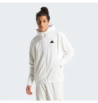 Олімпійка чоловіча Adidas Z.N.E. Woven Full-Zip Hooded Track Top White IN1843