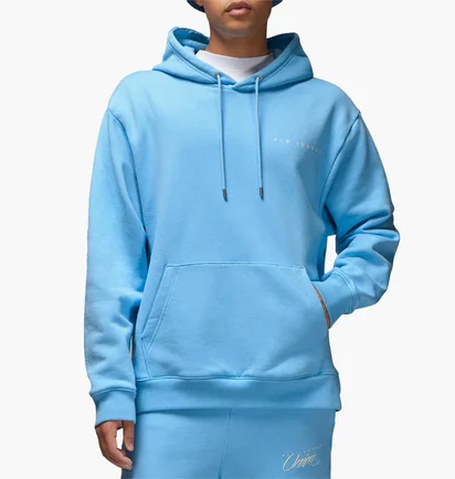 Худи мужское Air Jordan Fleece Hoodie X Union La Light Blue DV7334-496