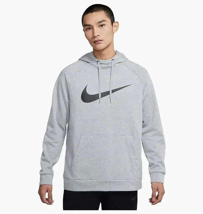 Худі чоловіче Nike MenS Therma-Fit Hooded Fitness Pullover Grey DV8008-063