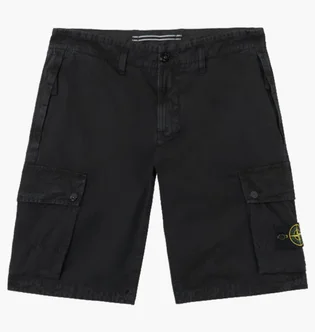 Шорти чоловічі Stone Island Slim Fit Cargo Bermuda Black 15L100011-S00WA-V0129