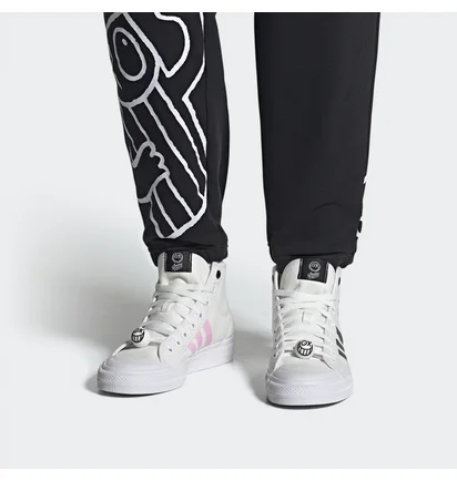 Кроссовки мужские Adidas Nizza High Rf X André Saraiva Shoes White Hq6861