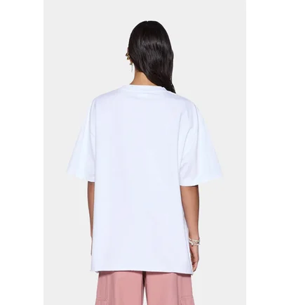 Футболка женская Ksubi Glitterbeat Boyfriend Ss Tee White WSP26TE011