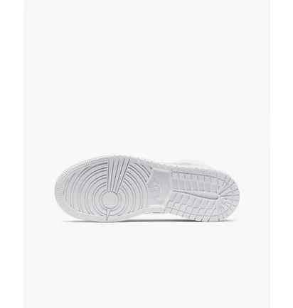 Кроссовки детские Air Jordan Air 1 Mid Bg White 554725-130