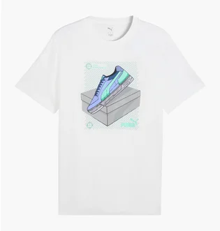 Футболка чоловіча Puma Graphic Sneaker White 691777-02