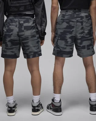 Шорты унисекс Air Jordan Printed Shorts Grey/Black FV7237-068