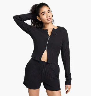 Кофта женская Nike Sportswear Chill Rib Black FN3682-010