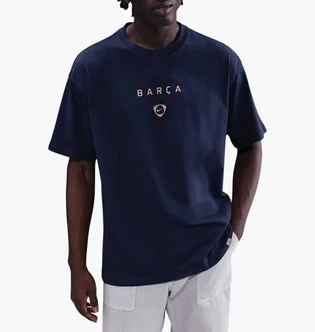 Футболка мужская Nike F.C. Barcelona Total90 Wordmark Tee Blue IB7294-410