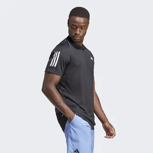 Футболка чоловіча Adidas Club 3-Stripes Tennis Tee Black HS3262