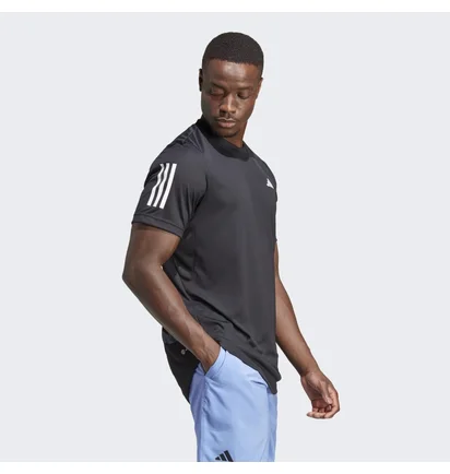 Футболка мужская Adidas Club 3-Stripes Tennis Tee Black HS3262
