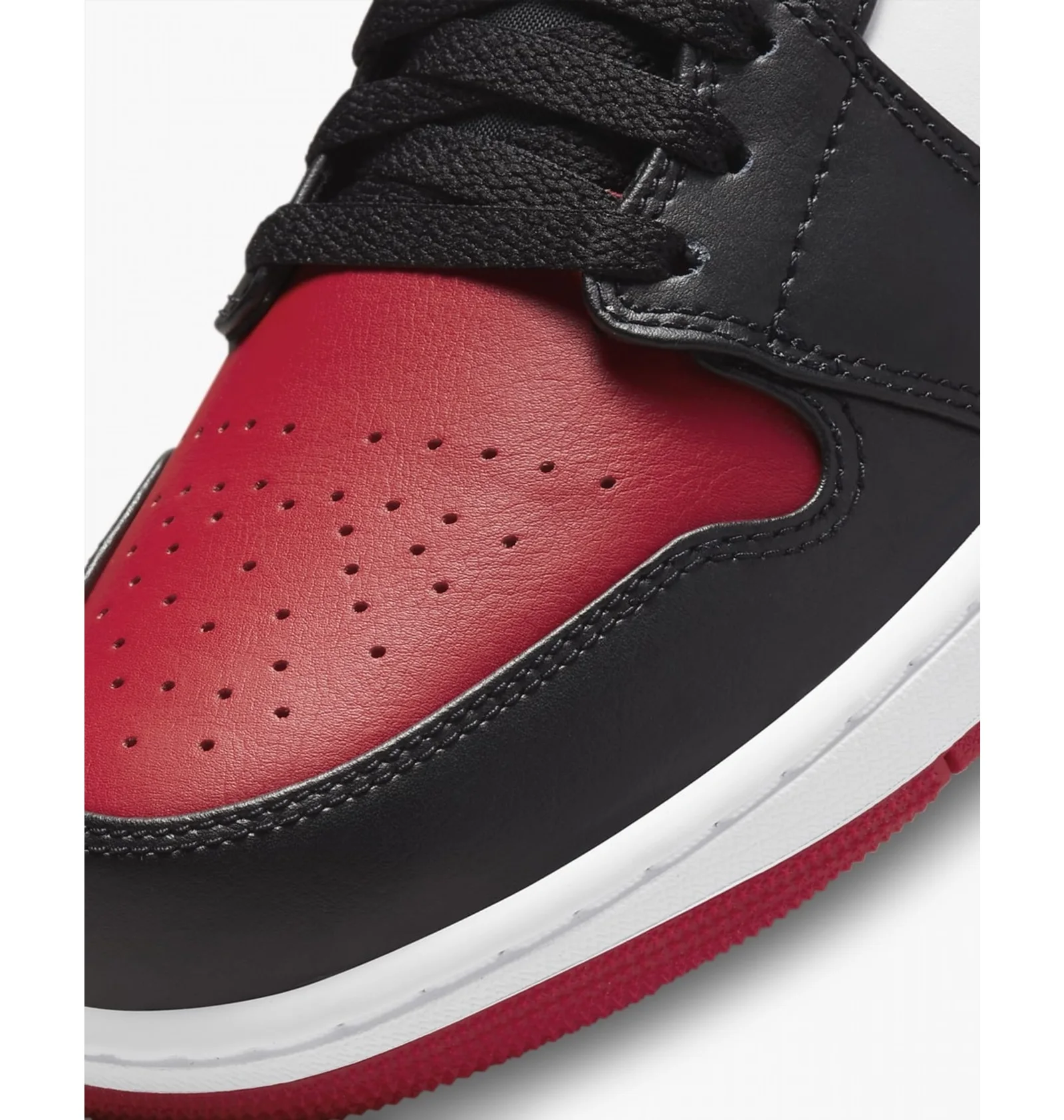 ᐉ Кроссовки мужские Air Jordan 1 Low Red/Black 553558-612