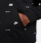 Худі чоловіче Nike Club Aop Po Hoody Black FB7434-010