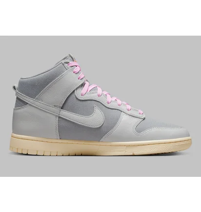 Кросівки чоловічі Nike Dunk High Retro Premium Grey Dq8800-001