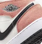 Кроссовки детские Air Jordan 1 Mid Orange Suede Peach/White DV1336-800