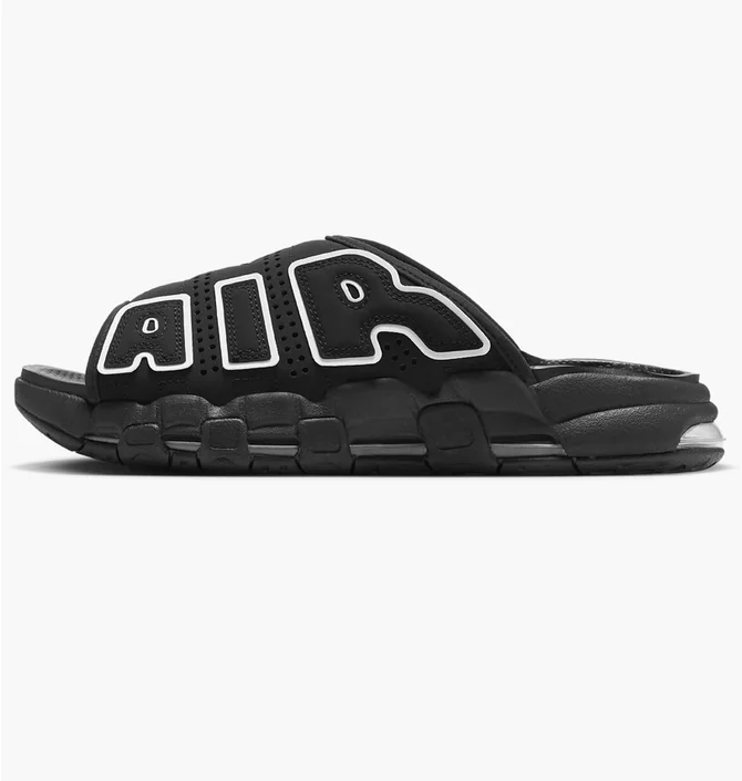 Тапочки мужские Nike Air More Uptempo Black DV2132-001