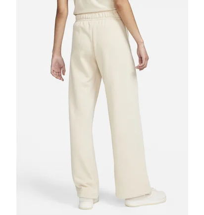 Штани жіночі Nike Sportswear Club Fleece Mid-Rise Wide-Leg Sweatpants Beige FB2727-126