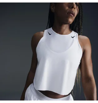 Топ женский Nike Aeroswift Dri-Fit-Adv-Lauf-Tanktop Im Crop-Design Grey FN2713-100