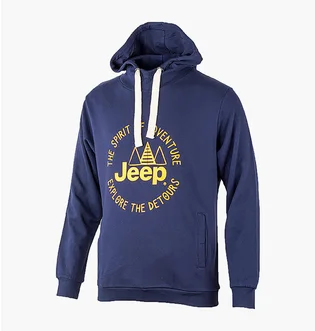 Худи мужское Jeep Hooded Sweatshirt The Spirit Of Adventure Blue O102567-K877