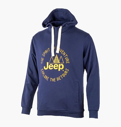 Худи мужское Jeep Hooded Sweatshirt The Spirit Of Adventure Blue O102567-K877