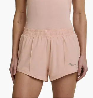 Шорти жіночі Saucony Outpace 3 Beige SAW800422-CM