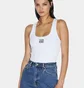 Майка женская Ksubi Stacked Origin Tank White WPS24TA005