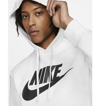 Худи мужское Nike Nsw Club Hoodie Po Bb Gx White BV2973-100