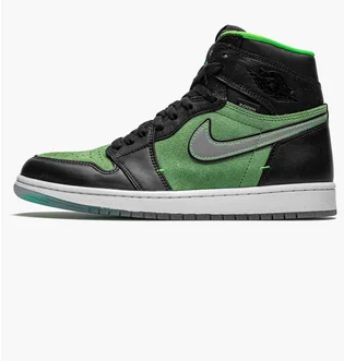 Кроссовки мужские Air Jordan 1 Retro High Zoom Black/Green CK6637-002