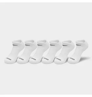 Шкарпетки унісекс Nike Everyday Plus Cushioned Training No-Show Socks (6 пар) White SX6898-100